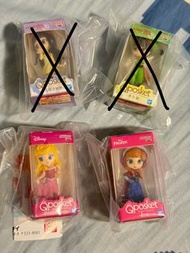 Qposket 迷你figure 扭蛋 擺設 小櫻 小狼 知世 迪士尼公主 Disney princesses sleeping beauty 睡美人 Frozen Anna