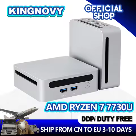 Top Sale AMD Mini Computer Ryzen 7 7730U 9 5900HX With Super Silent Fan WiFi 6 Windows 11 Pro 8K 2*H