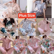 Plus Size Korean Sleepwear Pajama Cotton Set For Women Nightwear