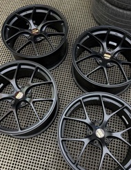 二手正品BBS RI-D航空鋁鍛造19吋拆車鈴 數據：19 8.5J et43 5x112 適用奧迪 A3 S3 A4平治CLA35 45 大眾GTI 大眾 CC Mini F60 F55車型