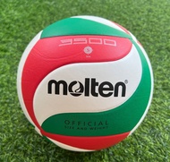 ลูกวอลเลย์บอลหนังพียู PU Molten V5M3500 เบอร์ 5 กันน้ำ ผลิตในประเทศไทย (มี มอก) ของแท้ 100% (ฟรีตาข