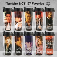 Tumbler NCT 127 FAVORITE Transparent version Merchandise KPOP NCTzen Gift Unofficial Drinking Bottle