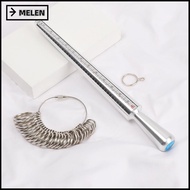 MELEN Finger Ring Sizer Metal Measure Stick Gauge Ring Sizer Tool