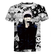 Summer high quality 3d Jujutsu Kaisen manga t-shirts for men creative comfortable anime mens oversiz