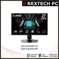 REXTECH MSI 27" G272QPF-E2 ULTRA Rapid IPS WQHD 180Hz 1ms Adaptive Sync Frameless Ergonomic Gaming M
