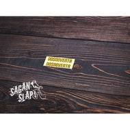 READY Sticker Decal Frame Fixie Dosnoventa