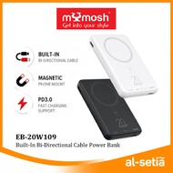 MYMOSH EB-20W109 20W Fast Charging Magnetic Power Bank Built-in Cable C and I Cable PD3.0 10000mAh P
