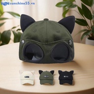 Sunshine Cute Cat Ear Aviator Glasses for Women VN