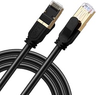Cat 8 Ethernet Cable, 165ft 50M Heavy Duty High Speed Network LAN Patch Cord with Gold Plated RJ45 C