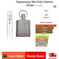 AFNAN SUPREMACY NOT ONLY INTENSE EDP ( DUPE HACIVAT + AVENTUS ) ( Tester 5ml )