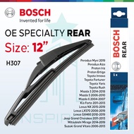 Bosch H307 Rear Wiper-Size:12" Kia Forte/Lexus GX,LX,NX/Mazda 3,5,6/Perodua Myvi,Alza/Proton Iriz,Et