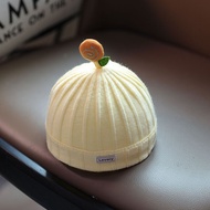 0-4 Months Baby Warm Knitted Hat Cute Autumn Winter Wool Hat Lollipop Three-Dimensional Newborn Hat 