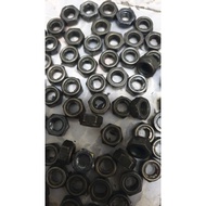 Nut 10 lock trip m6 screw screw for RXZ and 125zr ready to dip black