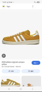 Adidas Originals Campus 2024 黃色