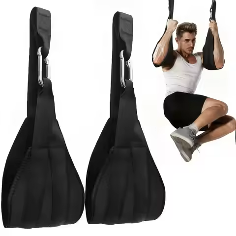 Breathable Hanging Ab Straps Adjustable Durable Abdominal Sling Straps Wear-Resistance Workout Train