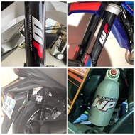 Reflective WP Fork Stickers Suspension Shocker Damper Motorcycle Accessori Decal For KTM YAMAHA Hond