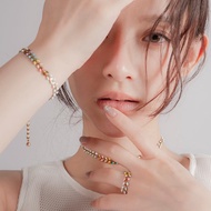 PRIDE 系列 - 白彩虹 * LGBT 遊行 彩虹 黃銅 項鍊 手鍊 戒指