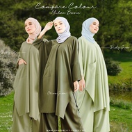 [ Ready Stock 💯Original HQ ] Mulan Basic by Haurabelle Muslimah Set Wear Baju Raya Kurung Moden 2021