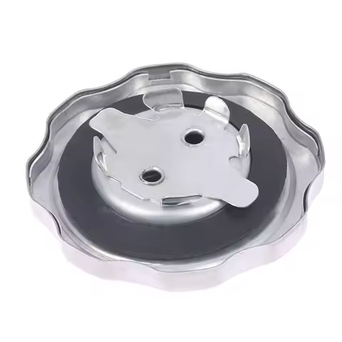 Chrome Gas Cap Fuel Tank Cap For GX160 5.5HP 6.5HP 168F Small Gasoline Engine Parts Microtiller Smea