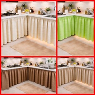 Enchantress kitchen sink curtain non ring 30 inches by 58 inches