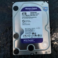 Original WD Purple 4TB 3.5" inch Hard Drive, CCTV HDD, PC HDD,