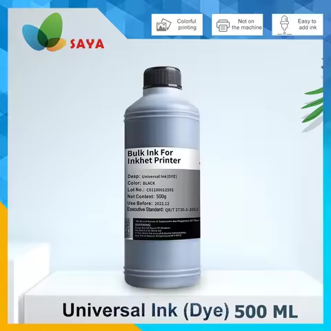 500ML Universal Refill Ink kit for Epson for Canon for HP for Brother Inkjet Printer CISS Cartridges