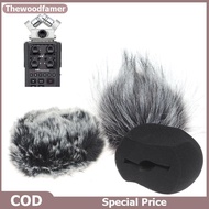 thewoodfamer 1Pc Foam Mic Wind Cover Furry Windscreen Muff For ZOOM H5 H6 Recorder Microphone EN