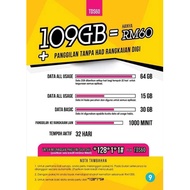 Simkad Tonewow Nombor Baru Prepaid Coverage digi 4G+