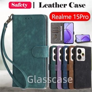 Casing For Realme 15 1 5 T X Pro Plus 15T 15X 15Pro 15ProPlus 15Pro+ Realme15Pro Flip Leather Phone 