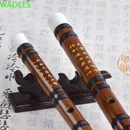 WADEES Chinese Flute, Chinese Bamboo Traditional Flute, Ethnic Instrument Handmade Key C D E F G Pro