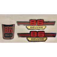 honda c86 deluxe stiker set