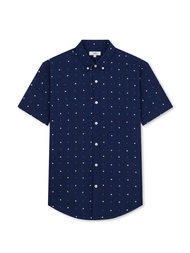 AIIZ (เอ ทู แซด) - เสื้อเชิ้ตแขนสั้นลายพิมพ์กราฟิก Men's Graphic Printed Short Sleeve Shirtsn