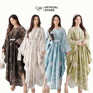 C2w Clothtowear Kaftan Gamis Women All Size Silk Muslim 724-CBP