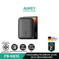 [ทักแชทรับคูปอง] AUKEY PB-N83S พาวเวอร์แบงชาร์จเร็ว PowerPlus Sprint 10000mAh 22.5W Power Delivery USB C With Quick Charge 3.0 รุ่น PB-N83S
