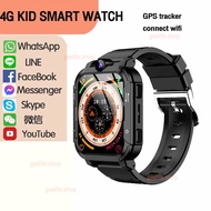 Smart Watch 4G sim card WIFI kids smart watch  with GPS Video Call can download APP