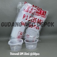 Promo - Sauce Container Merk Dm Uk 35Ml / Tempat Saos 35 Ml / Cup