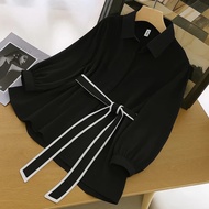 Atasan Mutia Blouse Shirt Kemeja Wanita -01 Atasan kemeja blouse mutia lengsn panjang