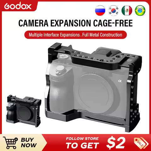 Soonpho Camera Cage Frame Rig for Canon R5R6/EOS R7/8/10 Sony Alpha a7iv A7 IV / Alpha 7S III Advanc
