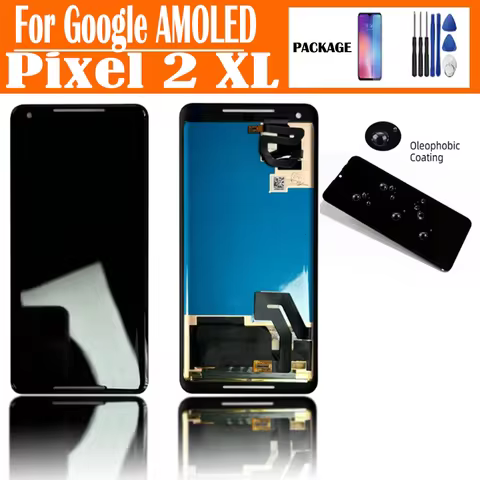 Original Amoled For Google Pixel 2 XL LCD Display Touch Screen for Google Pixel2 2XL Digitizer Assem