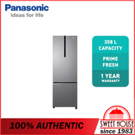 PANASONIC  NR-BC360XS FRIDGE ECONAVI 2 DOOR 358L NR-BC360XSMY Inverter Refrigerator Peti Sejuk 冰箱