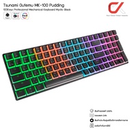 Tsunami Outemu MK-100 คีย์บอร์ดเกมมิ่ง 96% Pudding Type-C Rainbow RGB Mechanical Keyboard