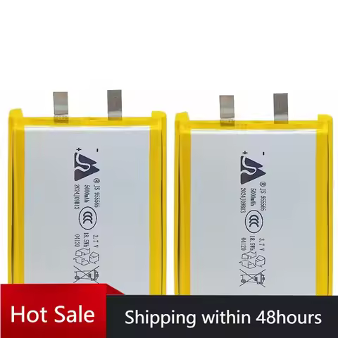HOT SALE 3.7V 5000mAh 955565 955465 Li-Polymer Battery Cell For Power Bank Bluetooth Speaker DVD GPS