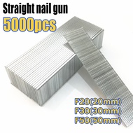 5000pcs Straight Brad Gun Nails For Electric Nail Gun Stapler Nailer F10 F20 F30 F50 18 Gauge f30 nail Galvanized Brad Nail for Air Nailer Straight nail gun
