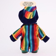 [Loviver] 18cm Porcelain Clown Doll with Beautiful Outfit and Ceramic , Gift for Clown Lover  Collec