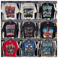 BKYS T-shirt Bling Glitter Loose Terry Short Sleeve Full Frame Printed diamonds stamping Short Sleev