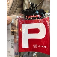 STICKER P MOTOR / L  MOTOR / P KERETA UKURAN SAIZ JPJ