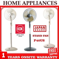 kdk P40US | stand fan kdk P40us | 1 years onsite warranty | 3 speed with on /off push button | Free 
