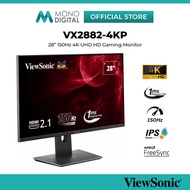 ViewSonic VX2882-4KP 28" 4K Gaming Monitor 150Hz HDMI 2.1 IPS 1ms PS5 Ready Monitor PC 4K UHD VESA S