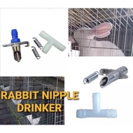 1 Set Automatic Rabbit Nipple Drinker Alat Minuman Arnab Automatik
