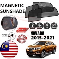Nissan Navara Np300 2015-2021 Epic Magnetic Sunshade  (4pcs) Accessories Automotive